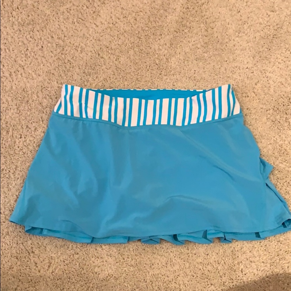 Blue lululemon skirt